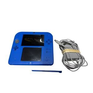 Nintendo 2DS Electric Blue FTR-001 Handheld Console System Tested
